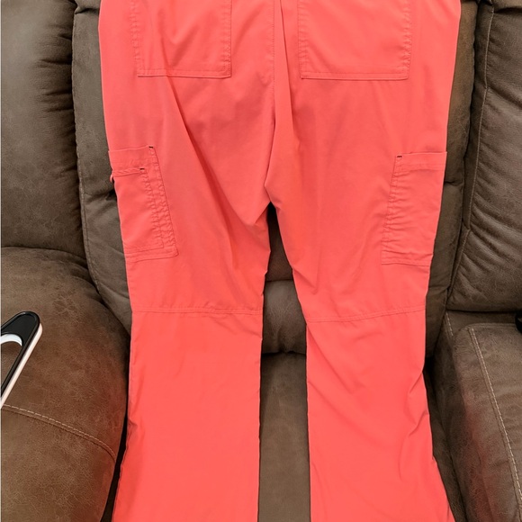 Koi Coral Scrub Pants with Navy Accents - Picture 5 of 8